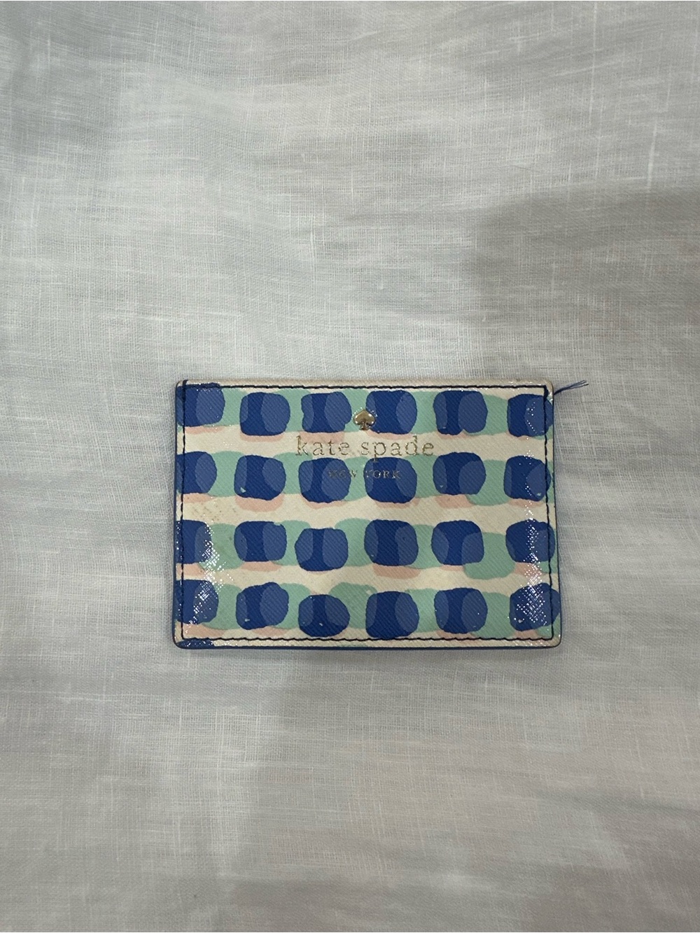 kate spade Blue Polka Dot Cardholder